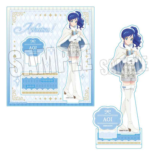 『アイカツ! 10th STORY ~未来へのSTARWAY~』アクリルスタンド /霧矢 あおい ホワイトポンチョver.